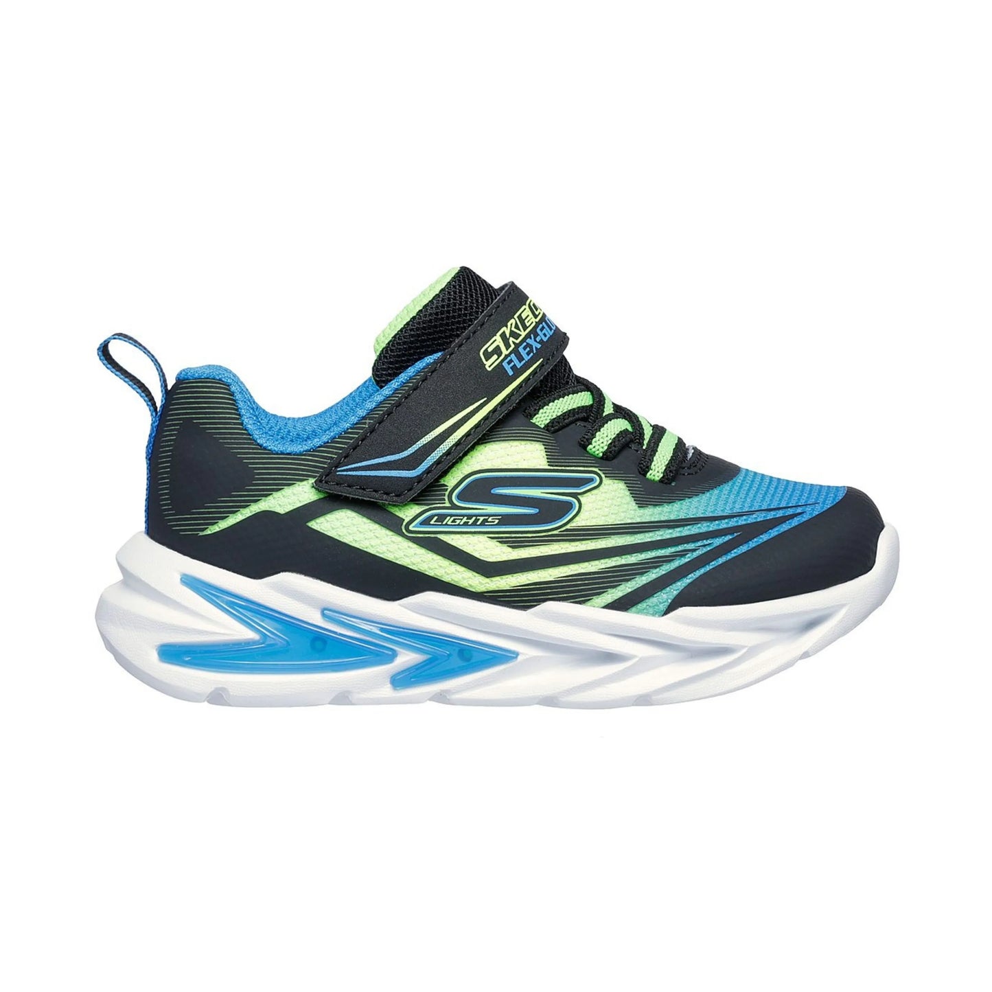 skechers s lights flex glow ultra πλάγια όψη εξωτερική πλευρά