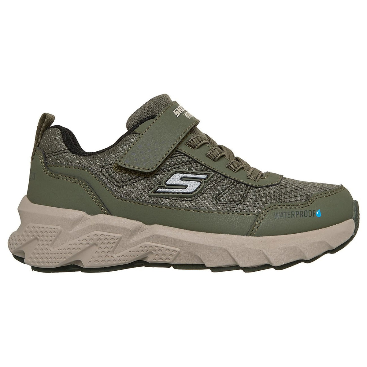 Skechers Elite Sport Tread Aquavek 406334L-OLV παιδικά sneakers πλάγια έξω