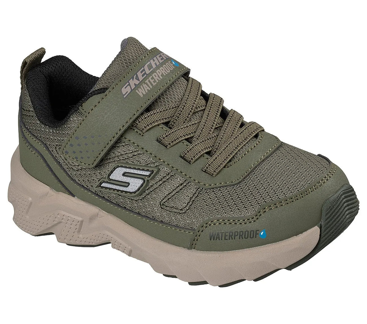 Skechers Elite Sport Tread Aquavek 406334L-OLV παιδικά sneakers 3/4 έξω