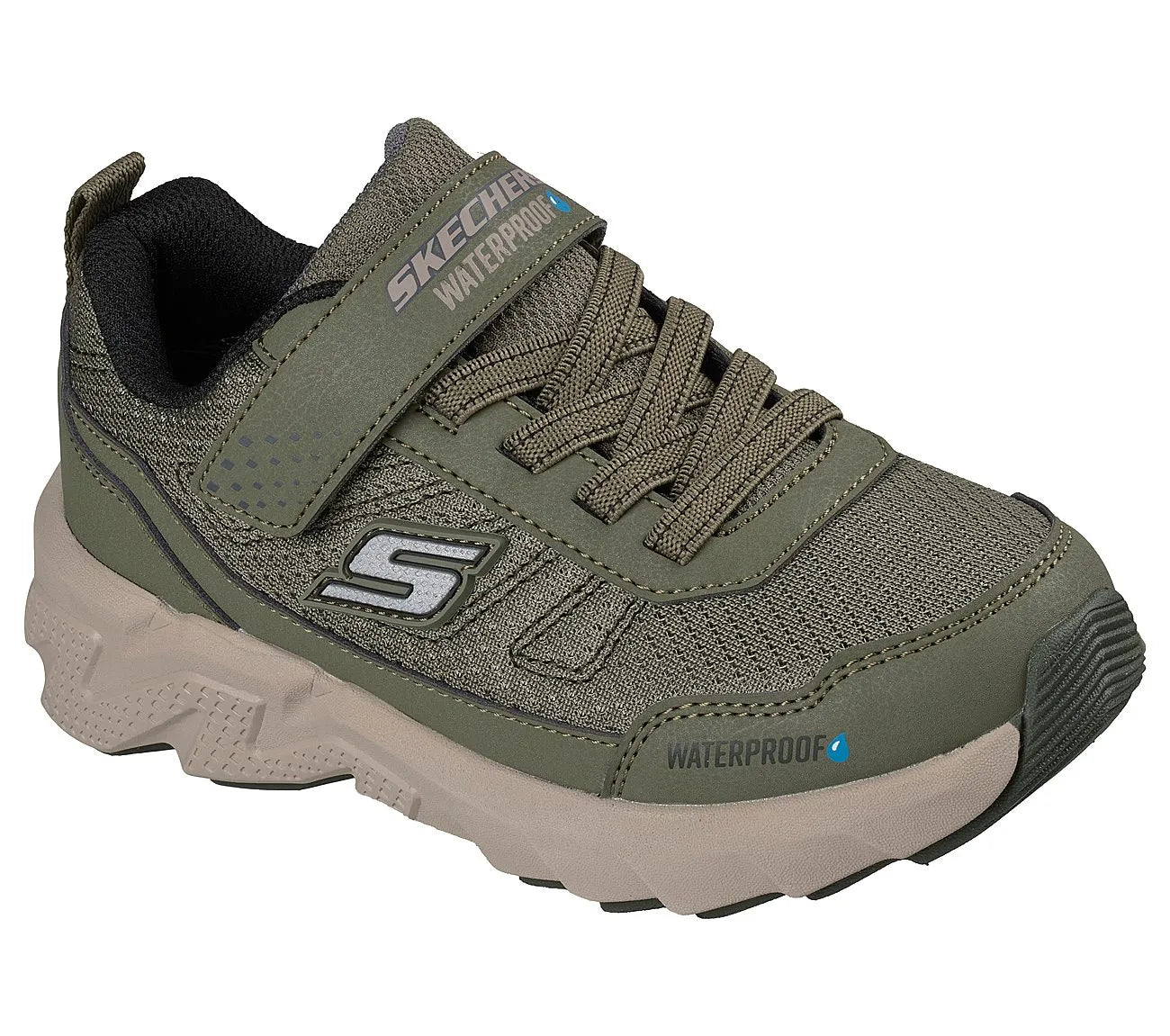 Skechers Elite Sport Tread Aquavek 406334L-OLV παιδικά sneakers 3/4 έξω