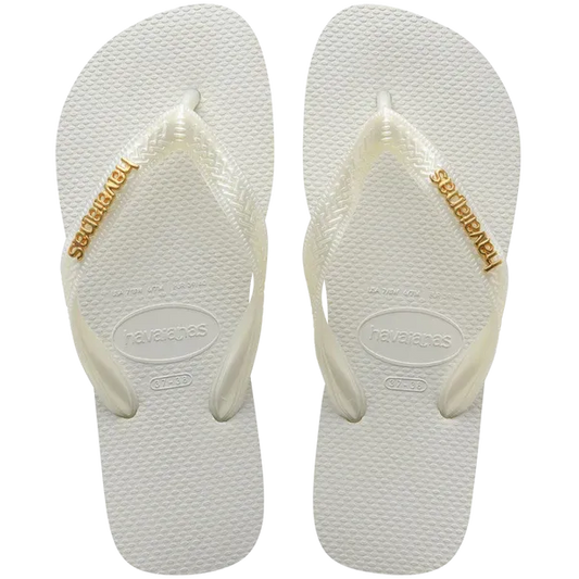 Havaianas Top Logo MTLC FC λευκό πάνω όψη