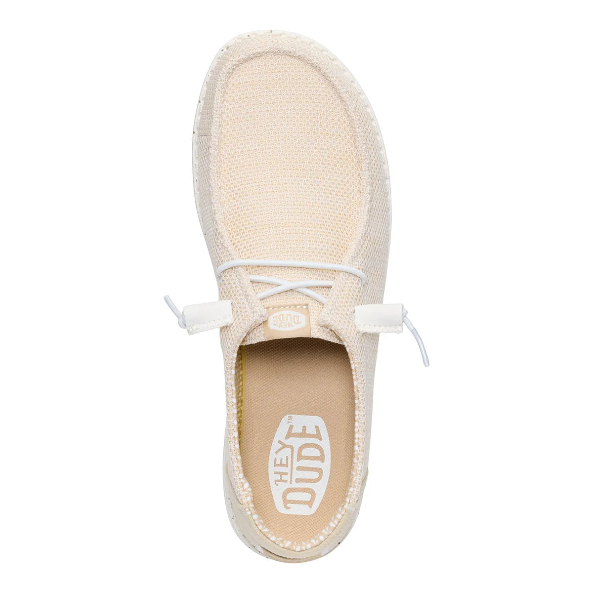 hey dude wendy stretch sox irish cream γυναικεία παπούτσια πάνω όψη