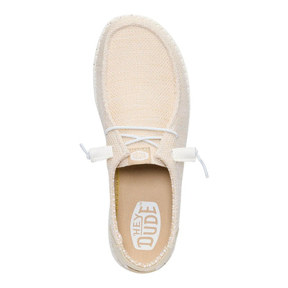 hey dude wendy stretch sox irish cream γυναικεία παπούτσια πάνω όψη