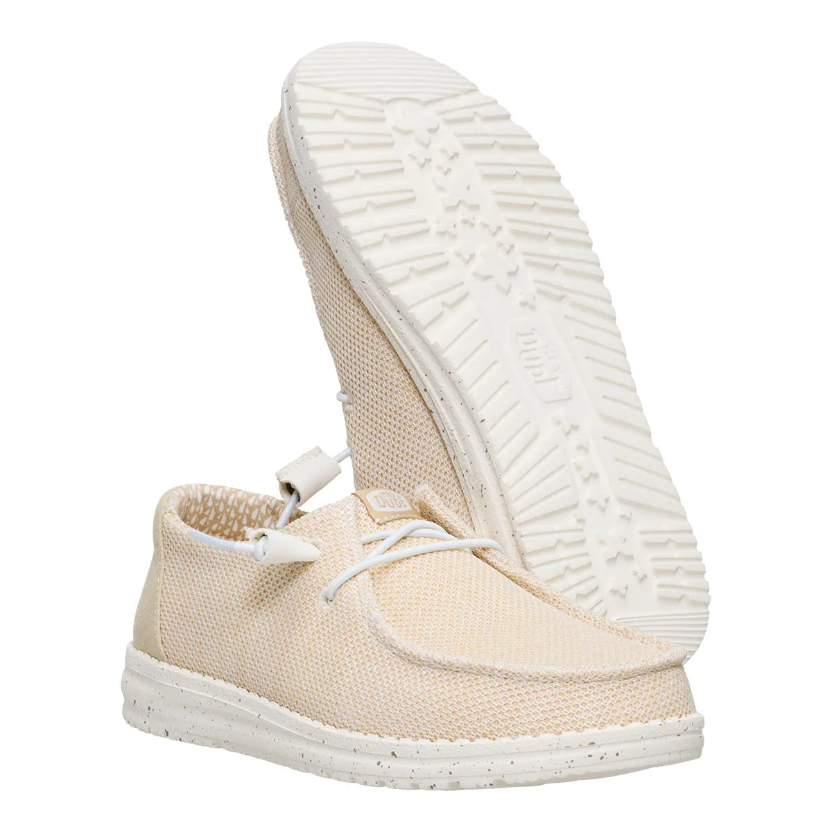 hey dude wendy stretch sox irish cream γυναικεία παπούτσια κάτω όψη σόλας
