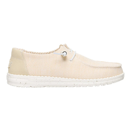 hey dude wendy stretch sox irish cream γυναικεία slip-on casual πλάγια όψη εξωτερική πλευρά