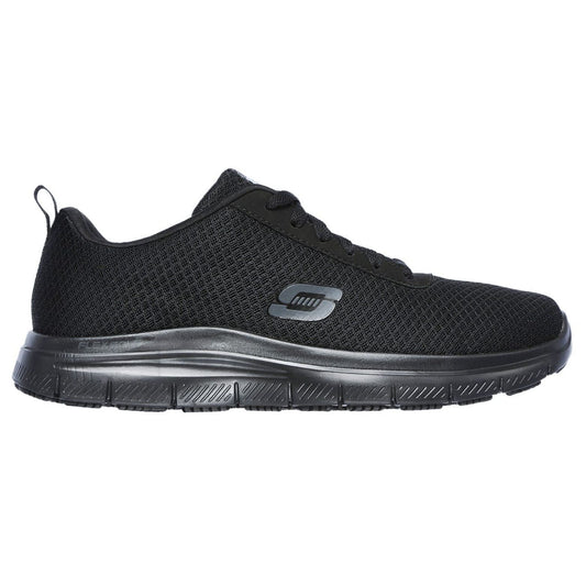 Skechers Ανδρικά Sneakers Εργασίας Work Relaxed Fit Μαύρα BLK