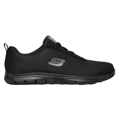 Skechers Γυναικεία Sneakers Εργασίας Work Relaxed Fit Μαύρα BLK