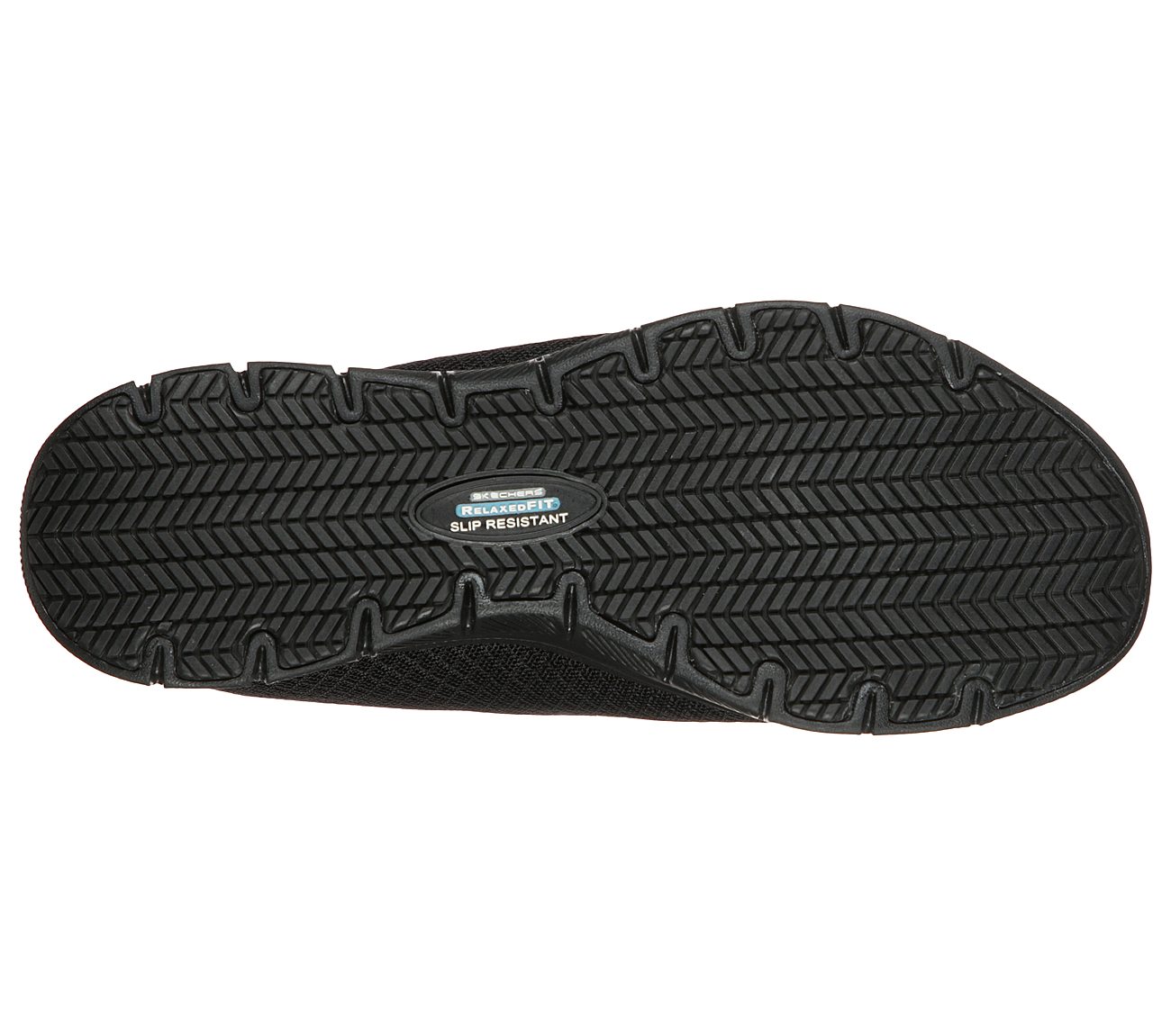 Skechers Γυναικεία Sneakers Εργασίας Work Relaxed Fit Μαύρα BLK