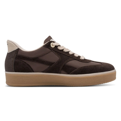 Tamaris Wide Fit 8-83708-47-304 Mocca γυναικεία sneakers πλάγια μέσα