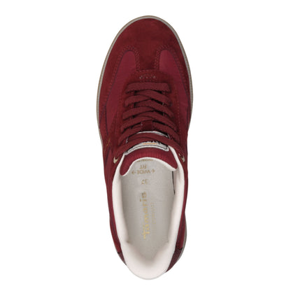 Tamaris Wide Fit 8-83708-47-535 Cranberry γυναικεία sneakers πάνω όψη