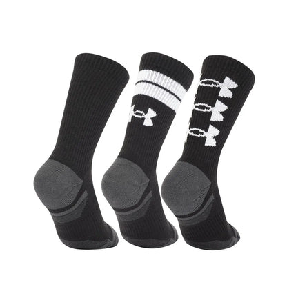 Under Armour UA Perf Tech Nov 3pk Crew Unisex Αθλητική Κάλτσα Μαύρη
