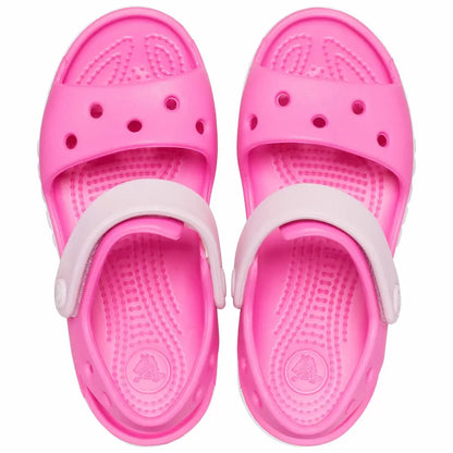 Crocs Bayband Sandal K Ανατομικό Παιδικό Σανδάλι Ροζ