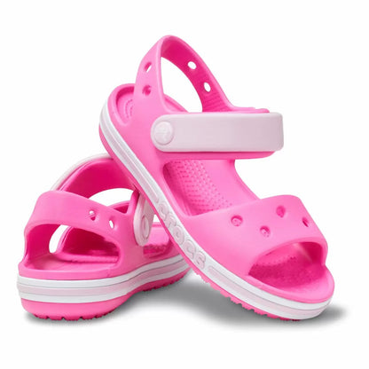 Crocs Bayband Sandal K Ανατομικό Παιδικό Σανδάλι Ροζ