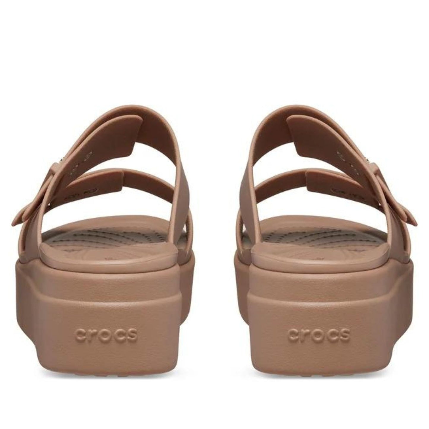 CROCS™ Brooklyn Buckle Ανατομική Γυναικεία Πλατφόρμα Latte