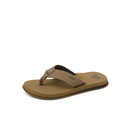 reef the layback tan ανδρικές σαγιονάρες όψη 3/4 εξωτερική πλευρά