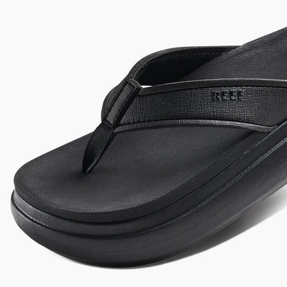 Reef Cushion Bondi Γυναικεία Σαγιονάρα Πλατφόρμα Black