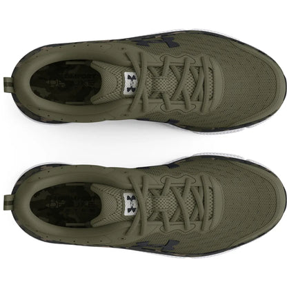 Under Armour Charged Assert 10 Camo Ανδρικό Αθήτικό Πράσινο