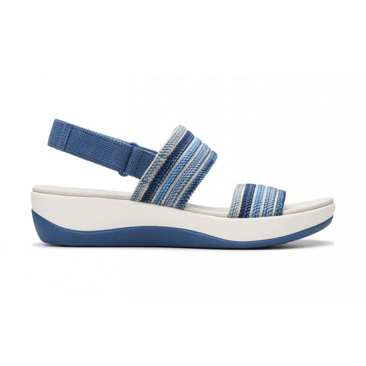 Clarks Arla Stroll -  Γυναικείο Ανατομικό Πέδιλο Μπλε