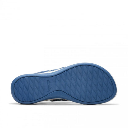 Clarks Arla Stroll -  Γυναικείο Ανατομικό Πέδιλο Μπλε