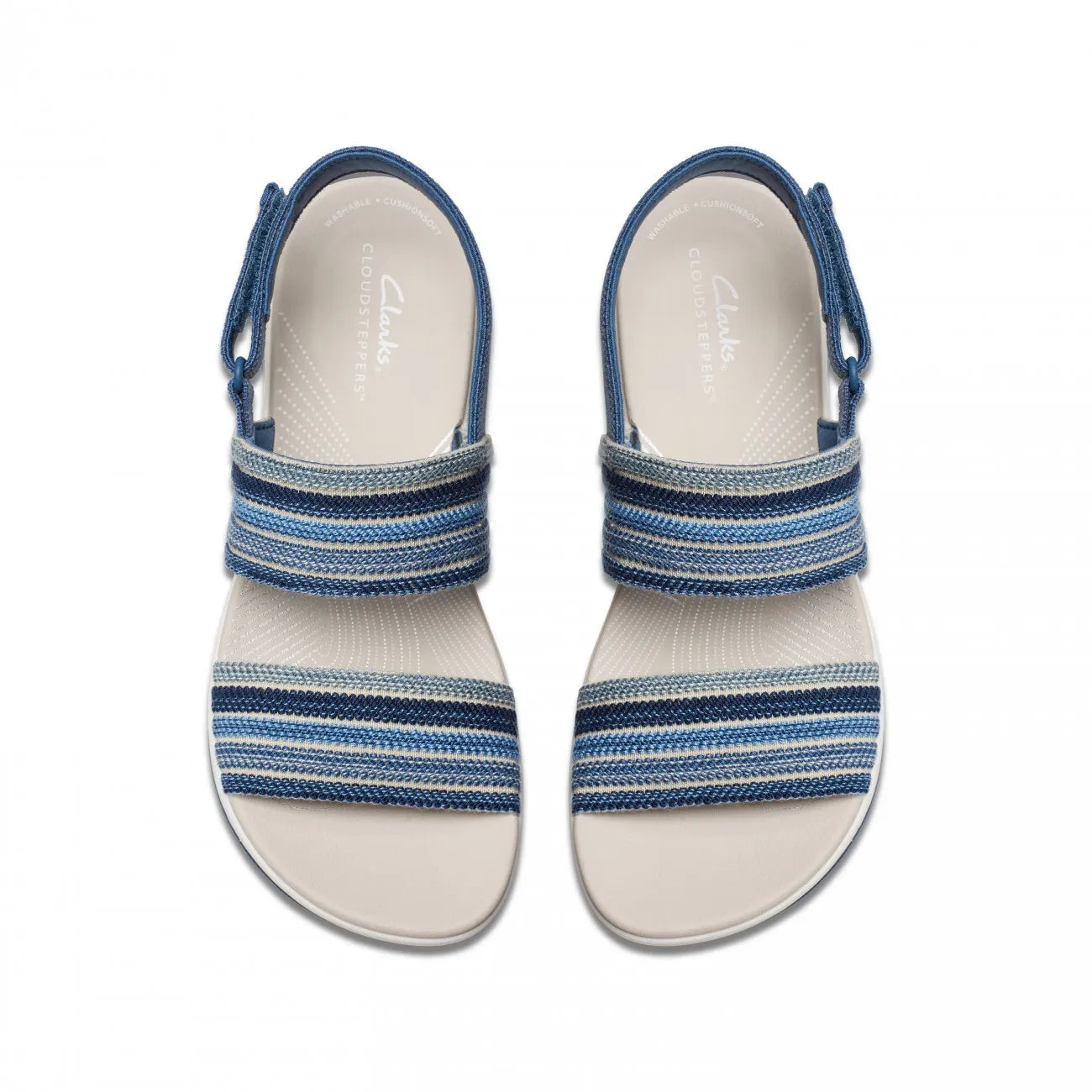 Clarks Arla Stroll -  Γυναικείο Ανατομικό Πέδιλο Μπλε