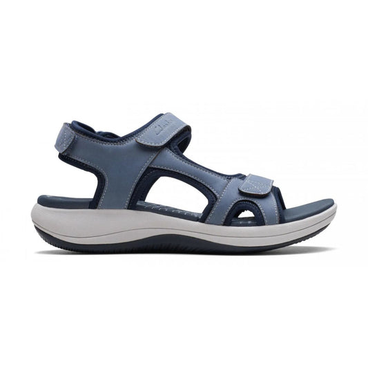 Clarks Mira Bay - Γυναικείο Ανατομικό Σανδάλι Denim Blue