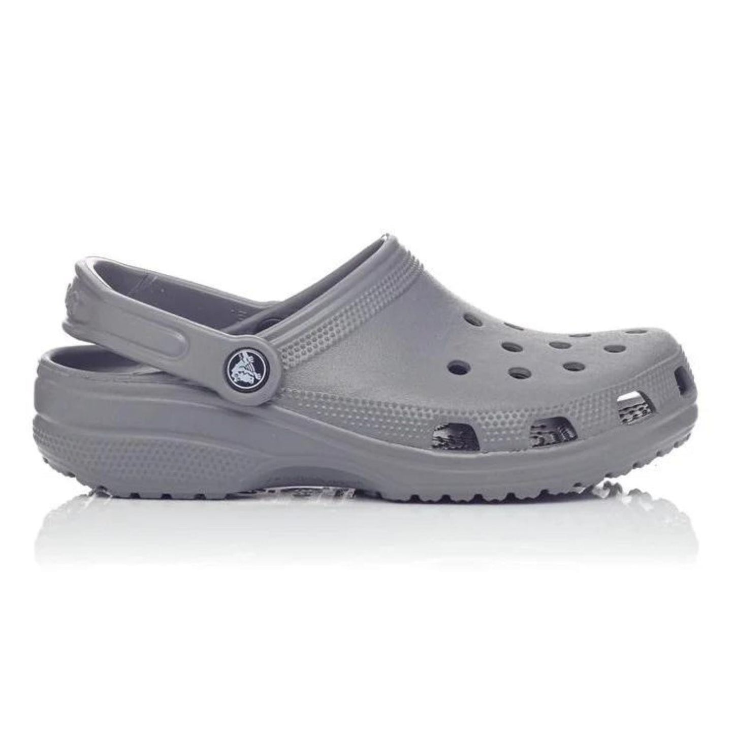 Crocs Classic Clog K Παιδικό Ανατομικό Σαμπό Γκρι 0DA