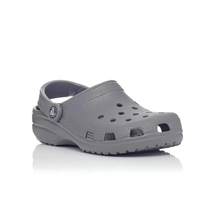 Crocs Classic Clog K Παιδικό Ανατομικό Σαμπό Γκρι 0DA