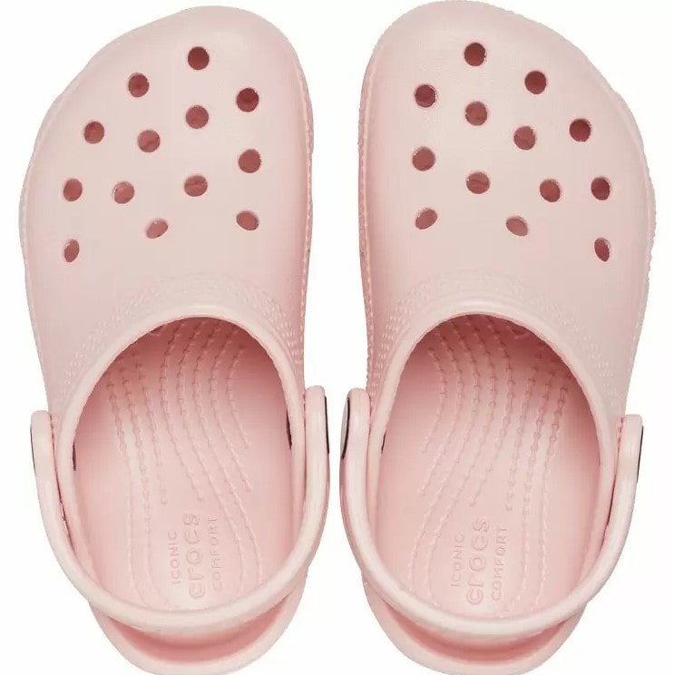 Crocs Classic CLog T Ανατομικό Παιδικό Σαμπό Quartz 6UR