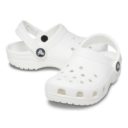 Crocs Classic Clog T Ανατομικό Παιδικό Σαμπό Λευκό 100