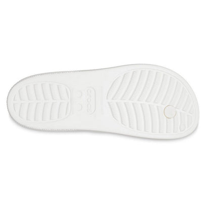 CROCS™ Classic Platform Flip Ανατομική Γυναικεία Σαγιονάρα White 100