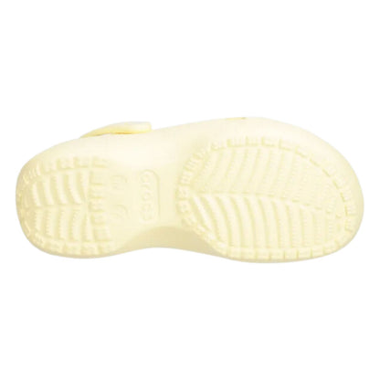 CROCS™ Classic Platform Clog Γυναικείο Ψηλό Σαμπό Buttermilk