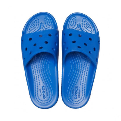 CROCS™ Classic Slide v2 Ανατομική Unisex Παντόφλα Blue Bolt 4KZ