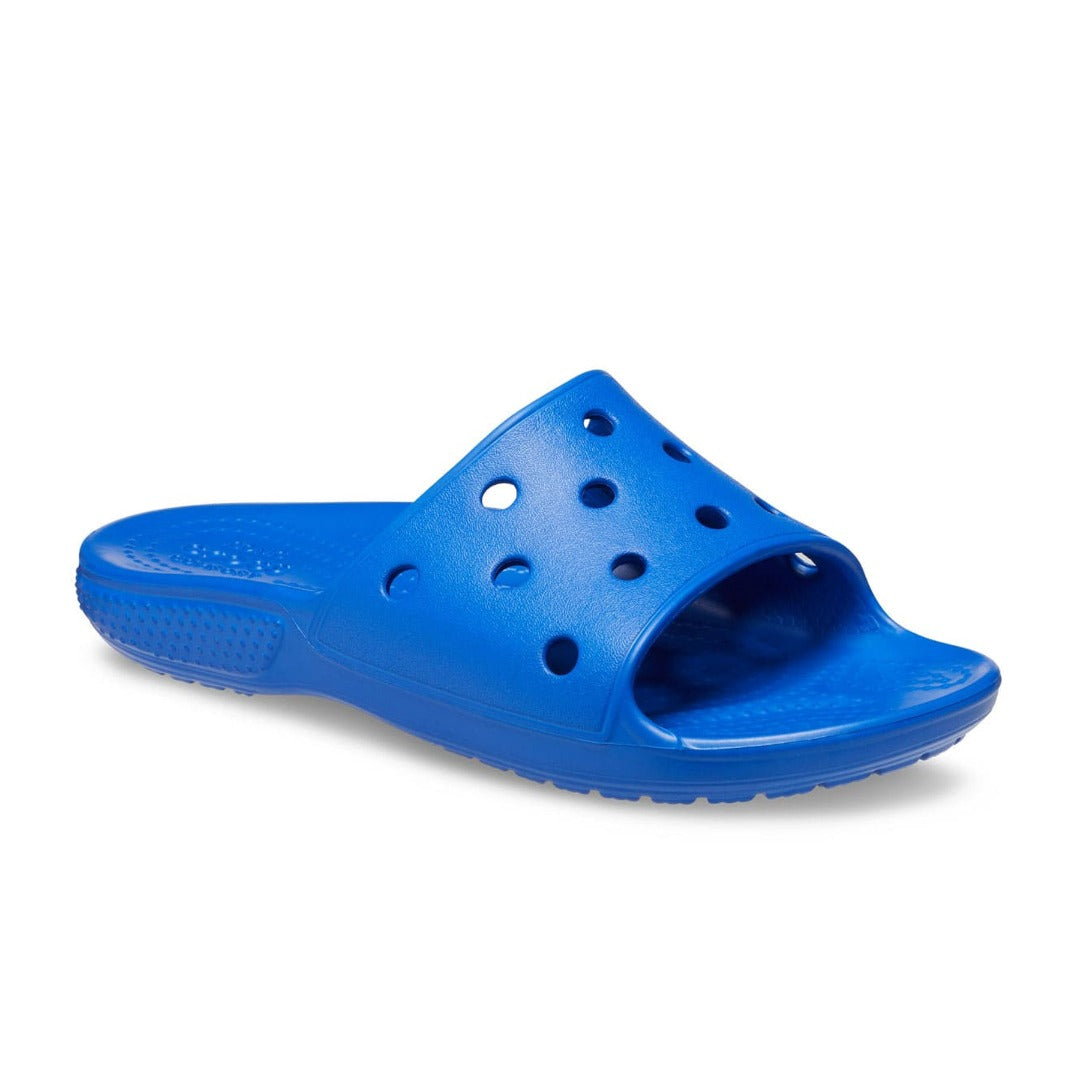 CROCS™ Classic Slide v2 Ανατομική Unisex Παντόφλα Blue Bolt 4KZ