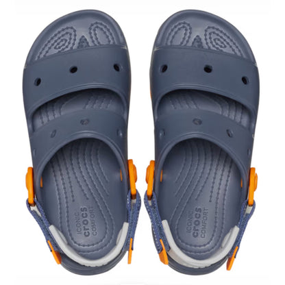 Crocs All-Terrain Sandal Κ Ανατομικό Παιδικό Σανδάλι Μπλε