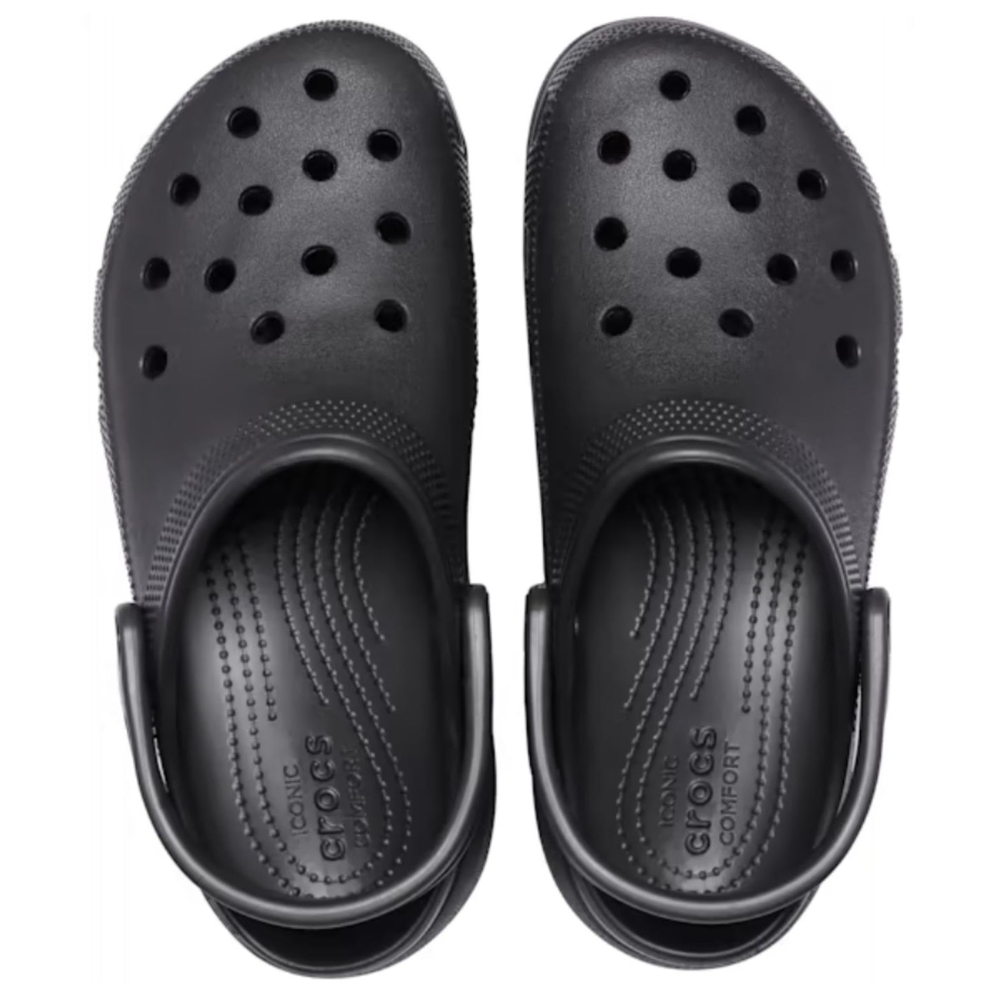 CROCS™ Classic Platform Clog Γυναικείο Ψηλό Σαμπό Black 001