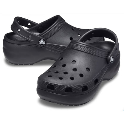 CROCS™ Classic Platform Clog Γυναικείο Ψηλό Σαμπό Black 001