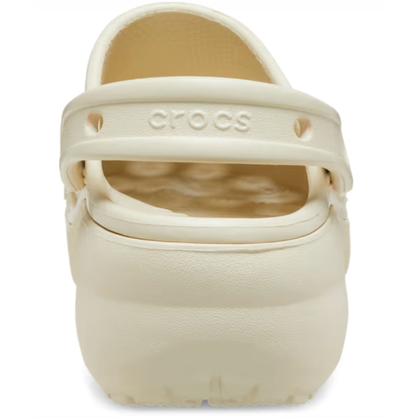 CROCS™ Classic Platform Clog Γυναικείο Ψηλό Σαμπό Bone 2Y2