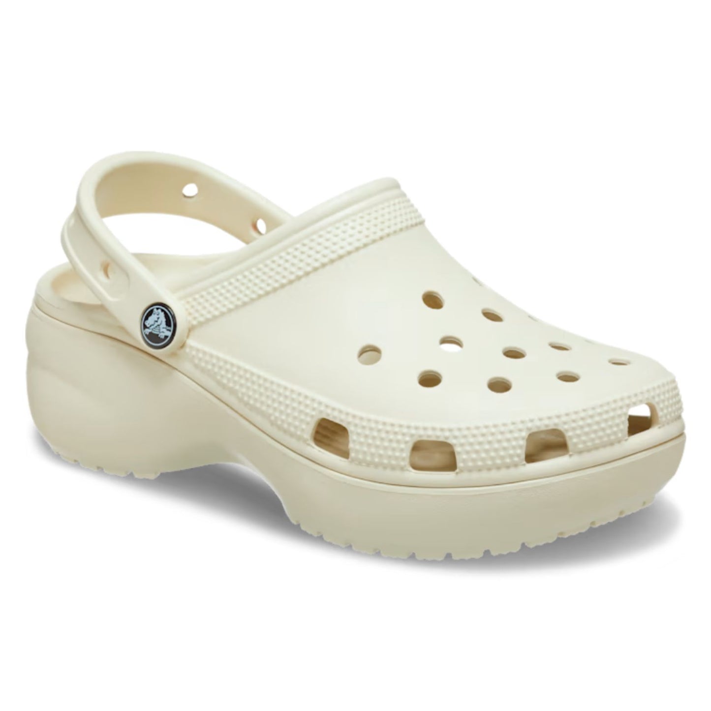 CROCS™ Classic Platform Clog Γυναικείο Ψηλό Σαμπό Bone 2Y2