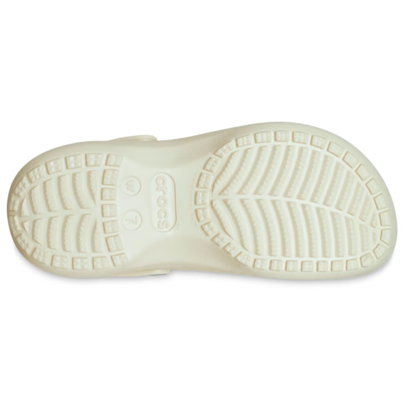 CROCS™ Classic Platform Clog Γυναικείο Ψηλό Σαμπό Bone 2Y2