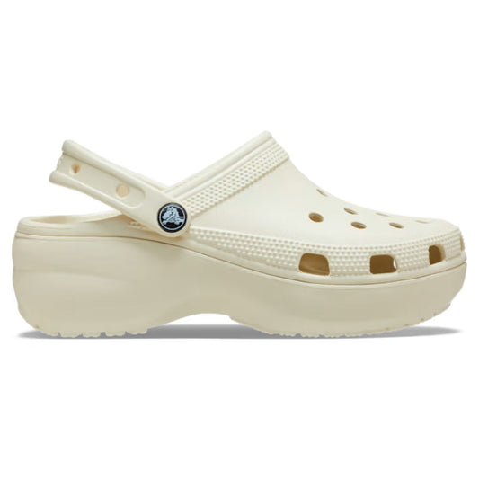 CROCS™ Classic Platform Clog Γυναικείο Ψηλό Σαμπό Bone 2Y2