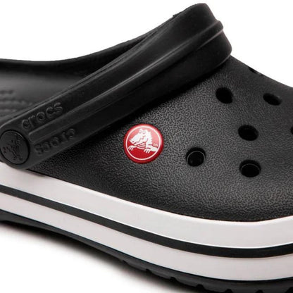 CROCS Crocband Παιδικό Ανατομικό Σαμπό Μαύρο 001