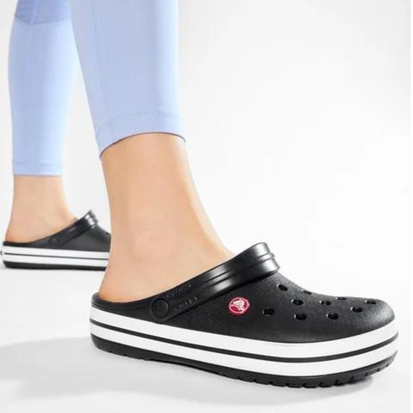 CROCS Crocband Παιδικό Ανατομικό Σαμπό Μαύρο 001