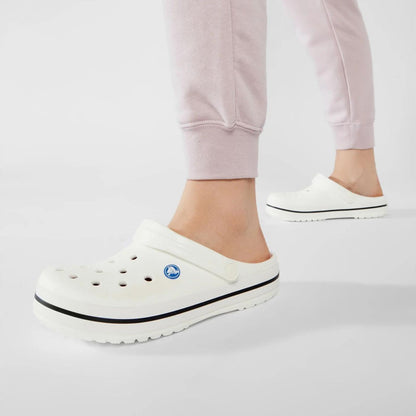 CROCS™ Crocband Unisex Σαμπό White 100