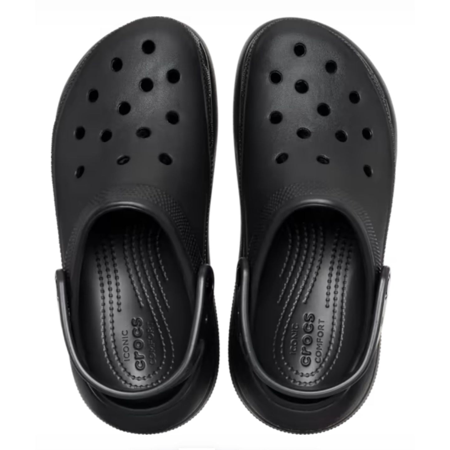 CROCS™ Crush Clog Γυναικείο Σαμπό Πλατφόρμα Black 001