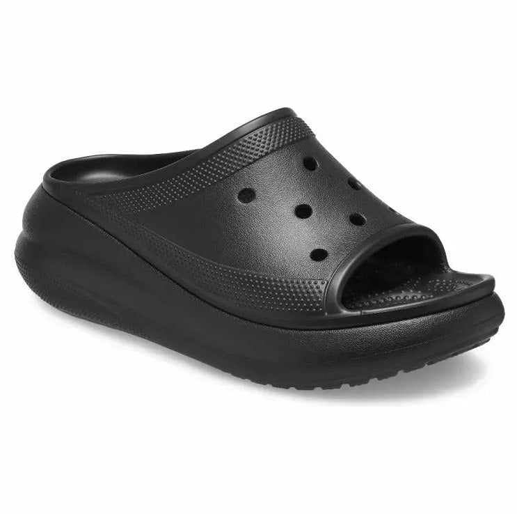 Crocs Crush Slide Γυναικεία Πλατφόρμα Μαύρη