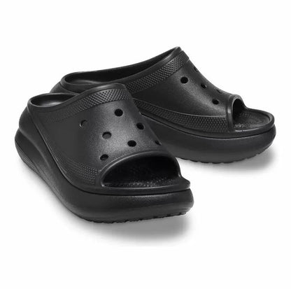 Crocs Crush Slide Γυναικεία Πλατφόρμα Μαύρη