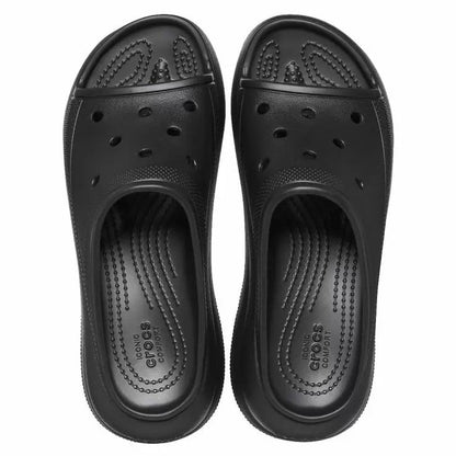 Crocs Crush Slide Γυναικεία Πλατφόρμα Μαύρη