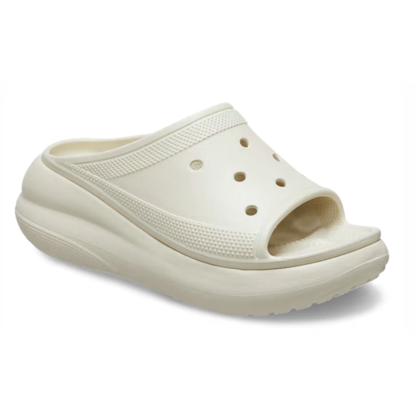 Crocs Crush Slide Γυναικεία Πλατφόρμα Μπεζ