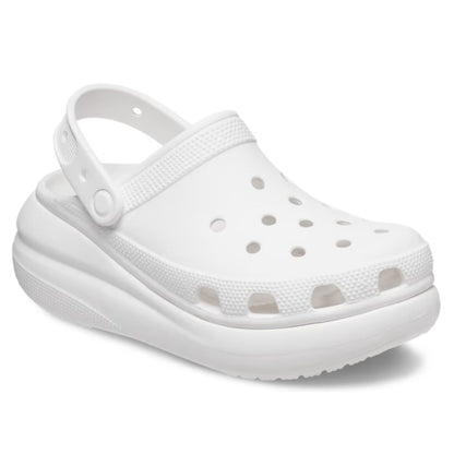 CROCS™ Crush Clog Γυναικείο Σαμπό Πλατφόρμα White 100