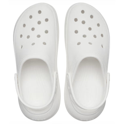 CROCS™ Crush Clog Γυναικείο Σαμπό Πλατφόρμα White 100